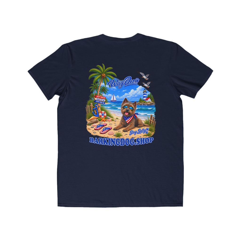 Cairn Terrier Stay Salty T Shirt Beach Collection Salty Pup Beach Life Graphic Tee Wag On BarkingDog Shop