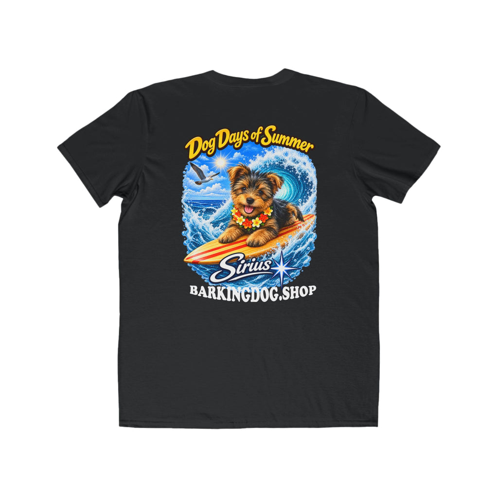 Yorkshire Terrier Surfboard T Shirt Dog Days Of Summer Beach Dog Lover Graphic Tee Wag On BarkingDog Shop