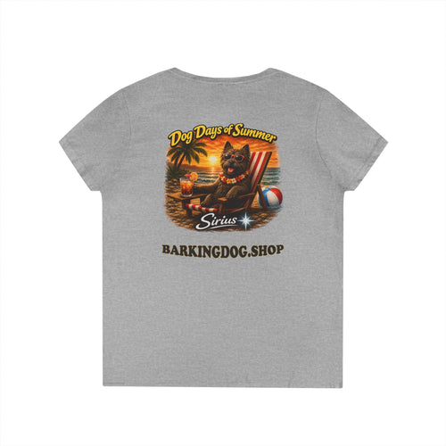 Cairn Terrier Dog Beach Chair T-Shirt Wag On™ Dog Days of Summer