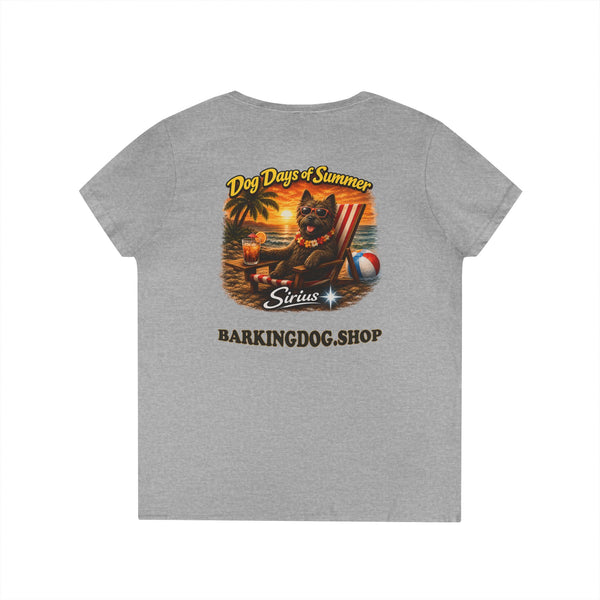Cairn Terrier Dog Beach Chair T-Shirt Wag On™ Dog Days of Summer