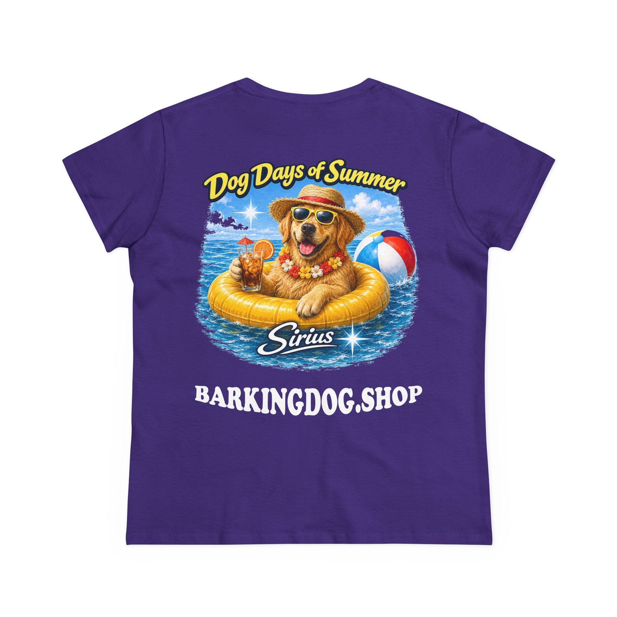 Golden Retriever Inner Tube T-Shirt Wag On™ Dog Days of Summer