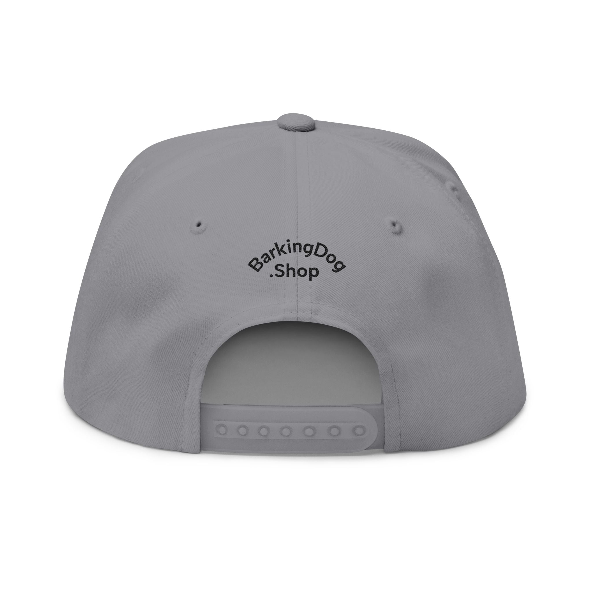 Embroidered Flat Bill Wag On Dog Lovers Cap