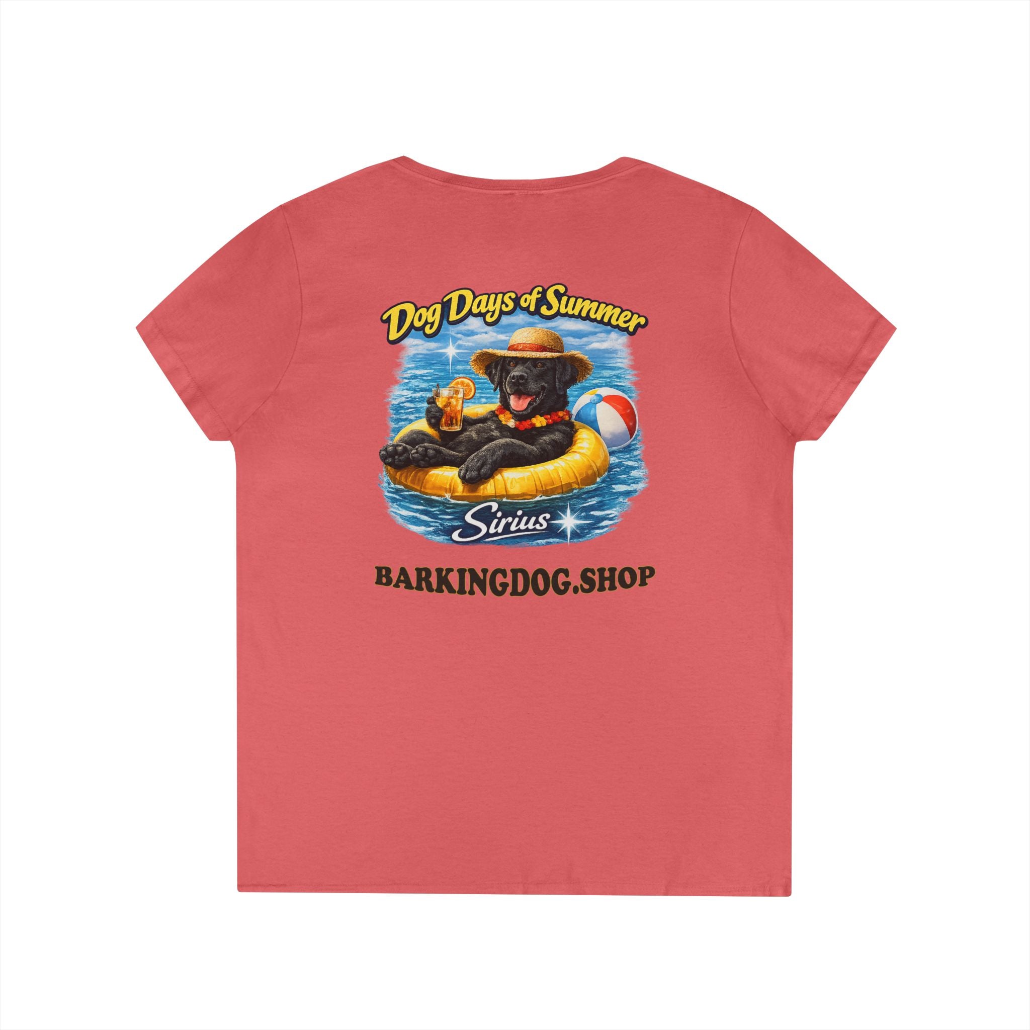 Black Labrador Dog Inner Tube T-Shirt Wag On™ Dog Days of Summer