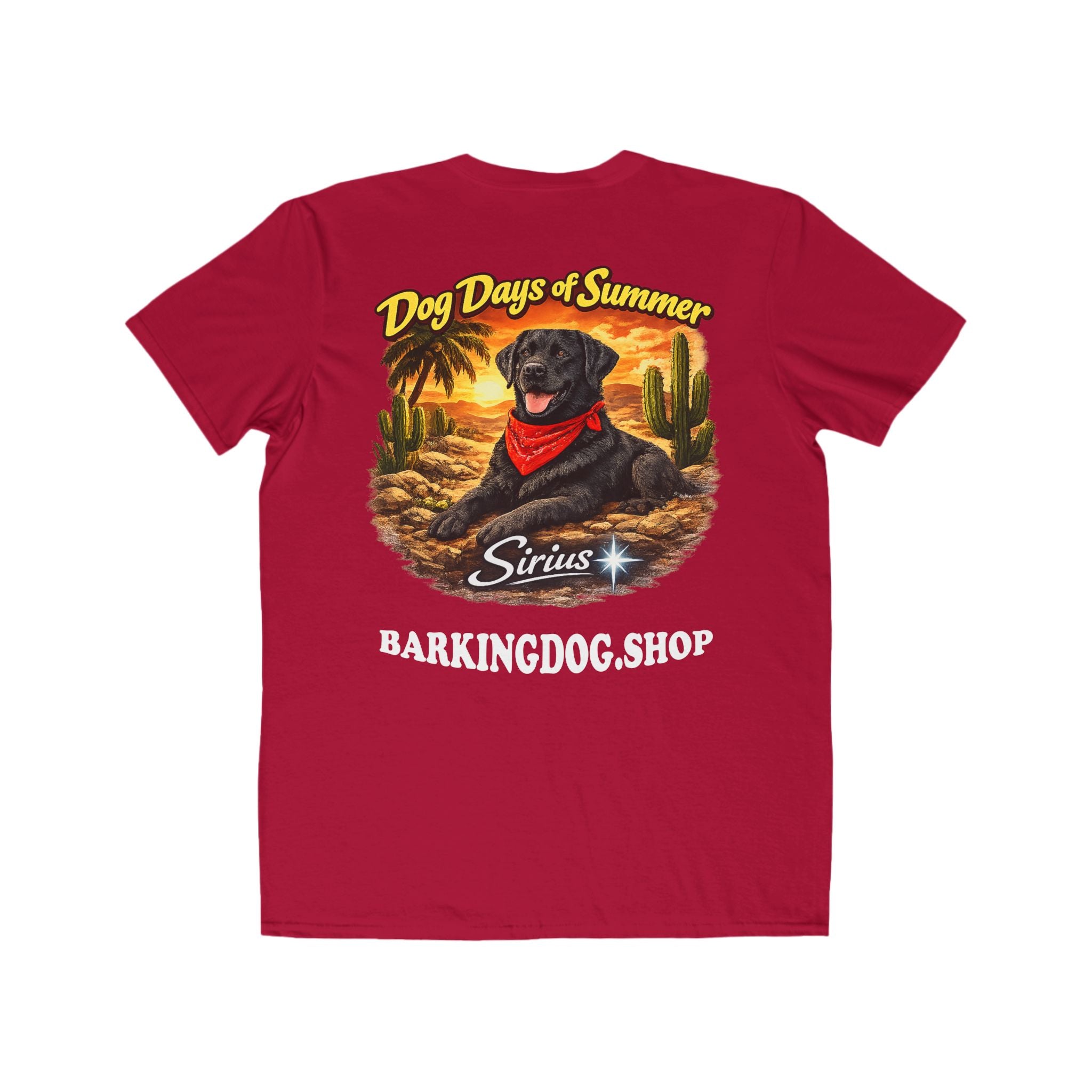 Black Labrador Cactus T-Shirt Wag On™ Dog Days of Summer