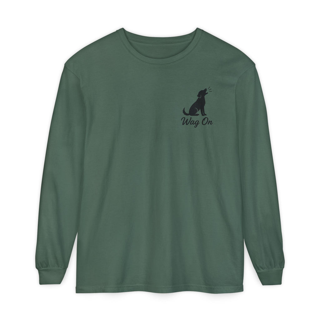 Freedom 250 Grand Prix Long Sleeve T-Shirt — "Wag On" Dog Rally Race Tee
