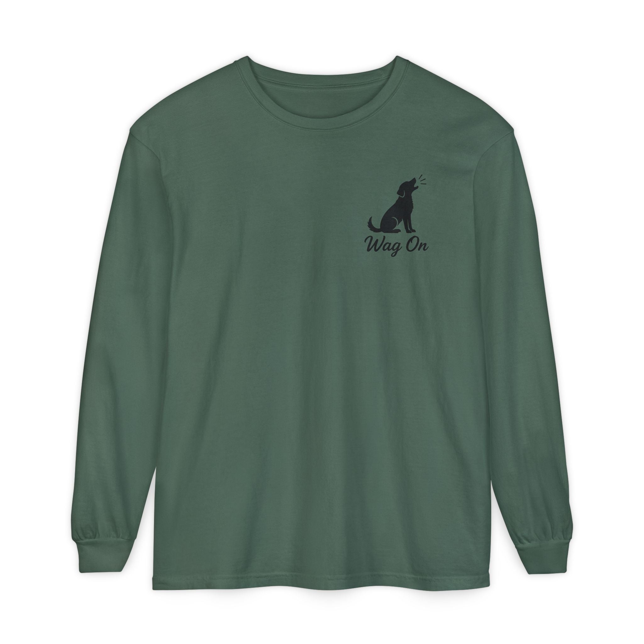 Freedom 250 Grand Prix Long Sleeve T-Shirt — "Wag On" Dog Rally Race Tee