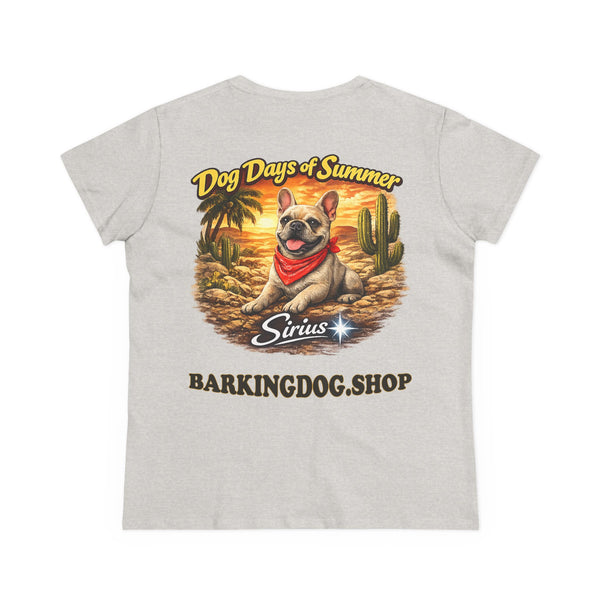 French Bull Dog Cactus T-Shirt Wag On™ Dog Days of Summer
