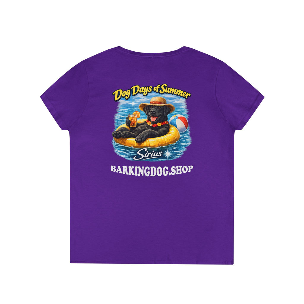 Black Labrador Dog Inner Tube T-Shirt Wag On™ Dog Days of Summer