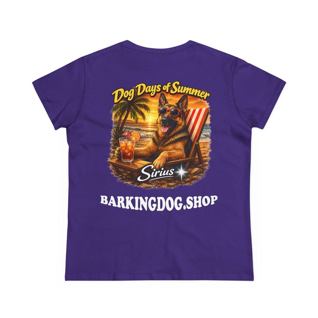 German Shepherd Dog Beach Chair T-Shirt Wag On™ Dog Days of Summer