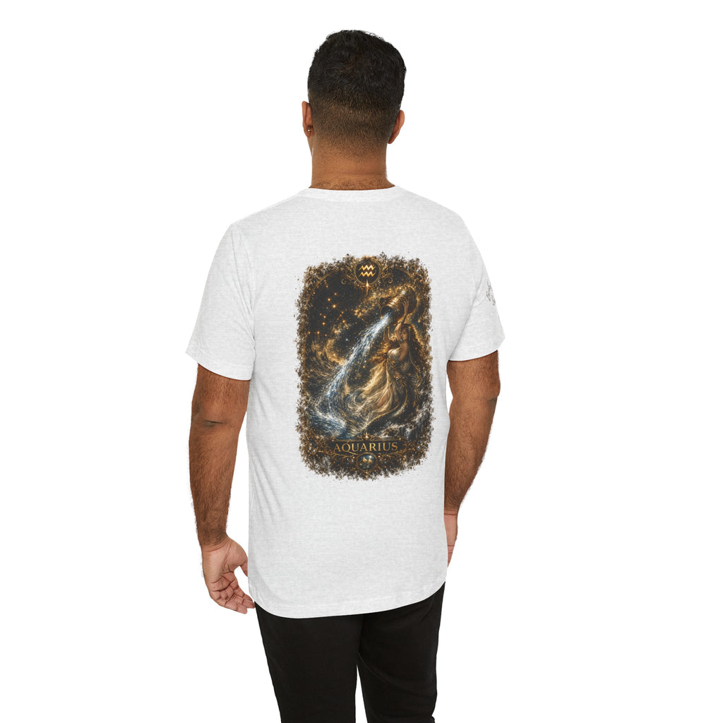 Aquarius Zodiac Tee — Constellation Water Bearer Graphic T-Shirt