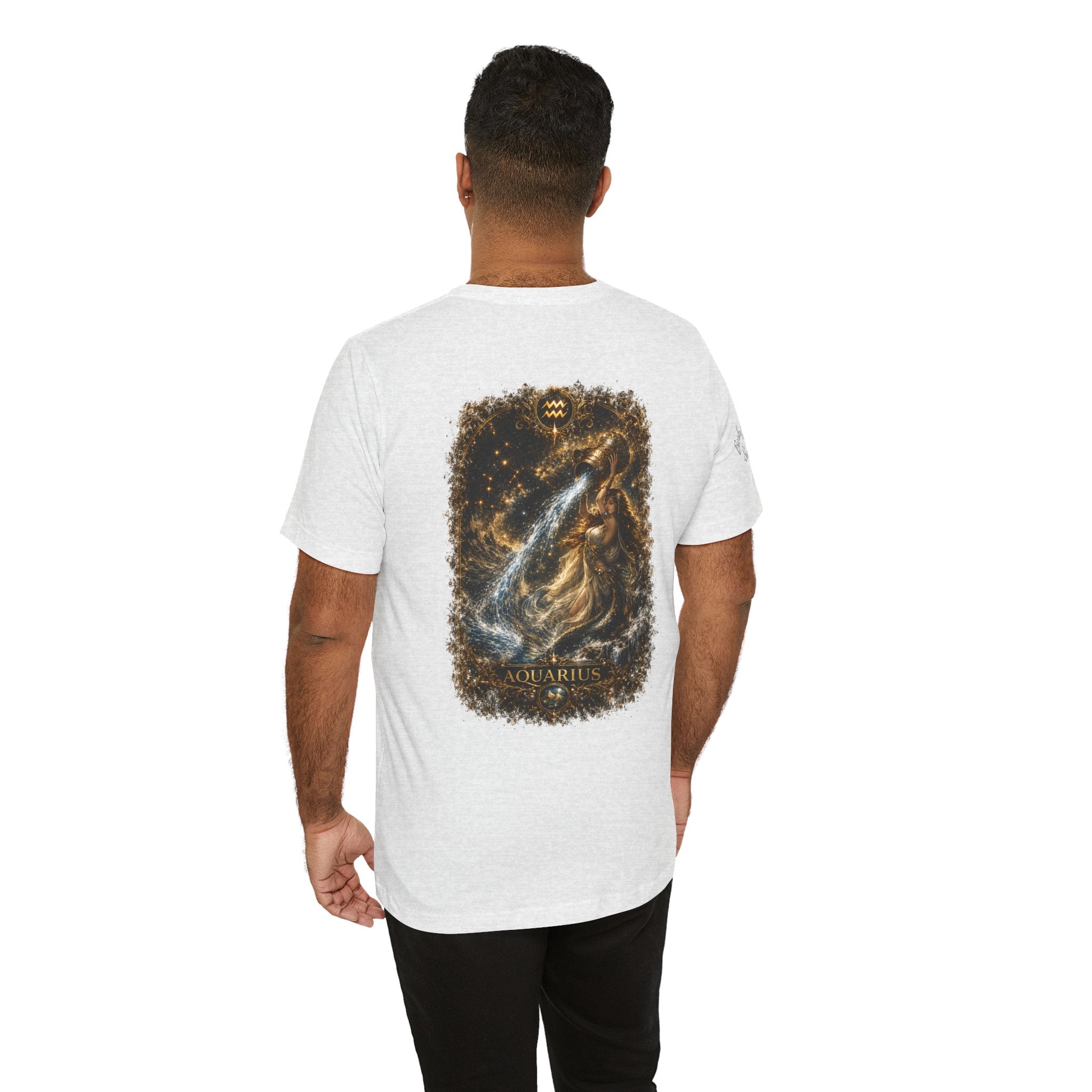 Aquarius Zodiac Tee — Constellation Water Bearer Graphic T-Shirt