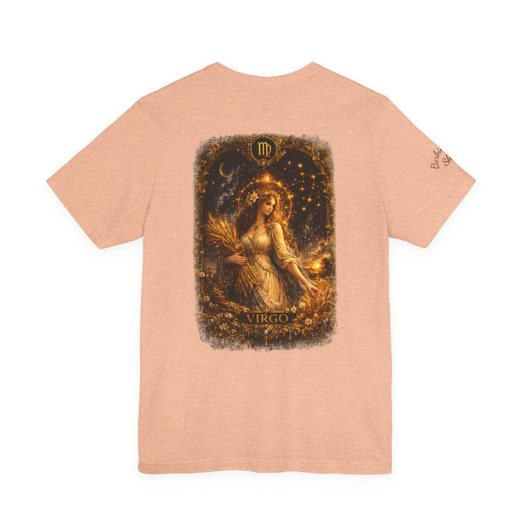 Virgo Zodiac Tee — Illustrated Virgo Goddess Astrology T-Shirt
