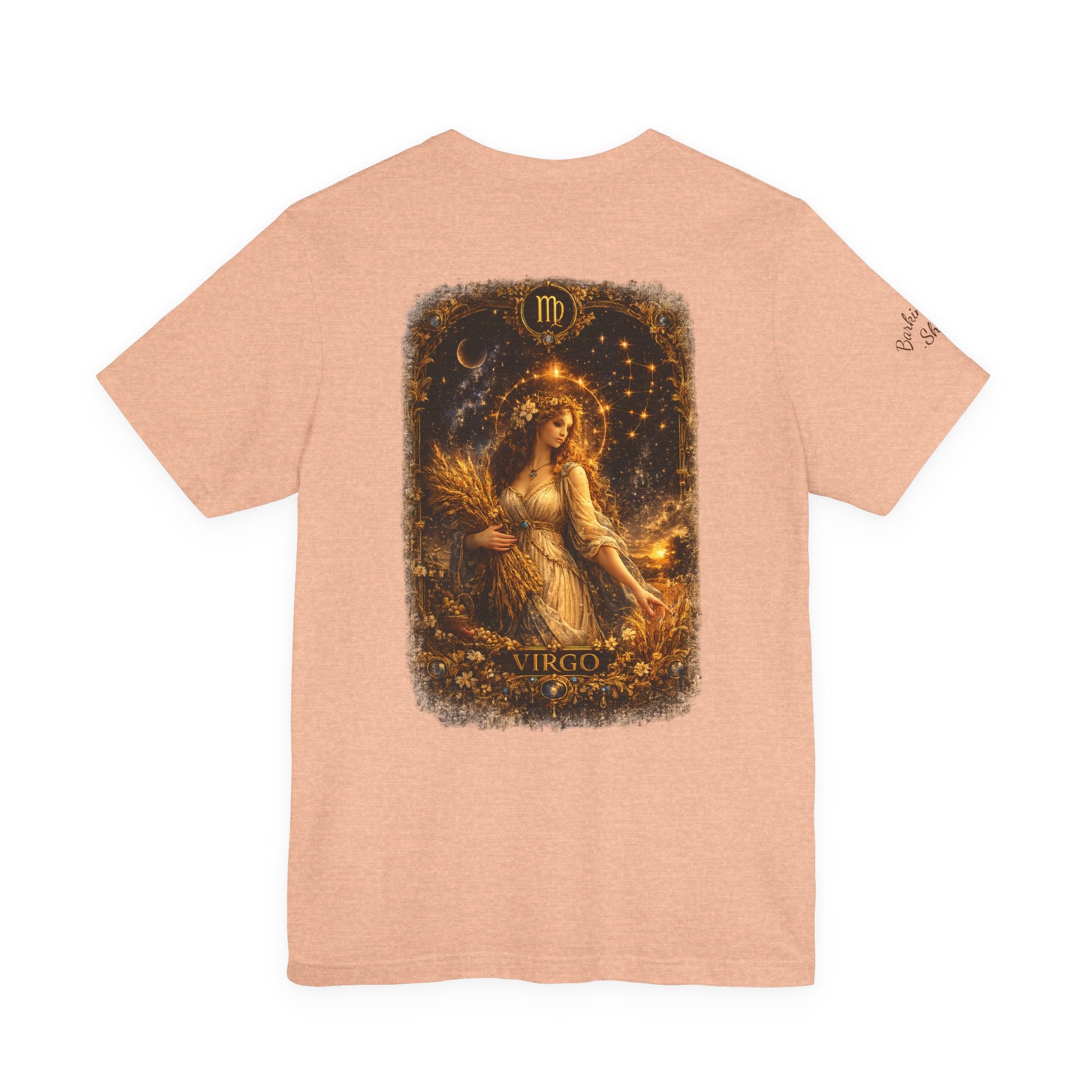 Virgo Zodiac Tee — Illustrated Virgo Goddess Astrology T-Shirt