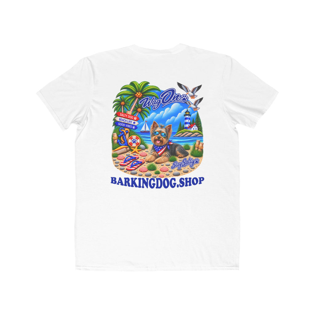 Yorkshire Terrier Stay Salty T Shirt Beach Collection Salty Pup Beach Life Graphic Tee Wag On BarkingDog Shop