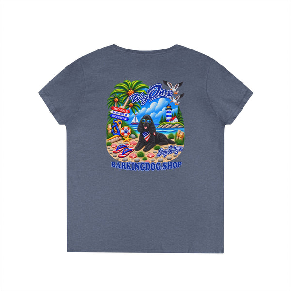 Cocker Spaniel Stay Salty T Shirt Beach Collection Salty Pup Beach Life Graphic Tee Wag On BarkingDog Shop