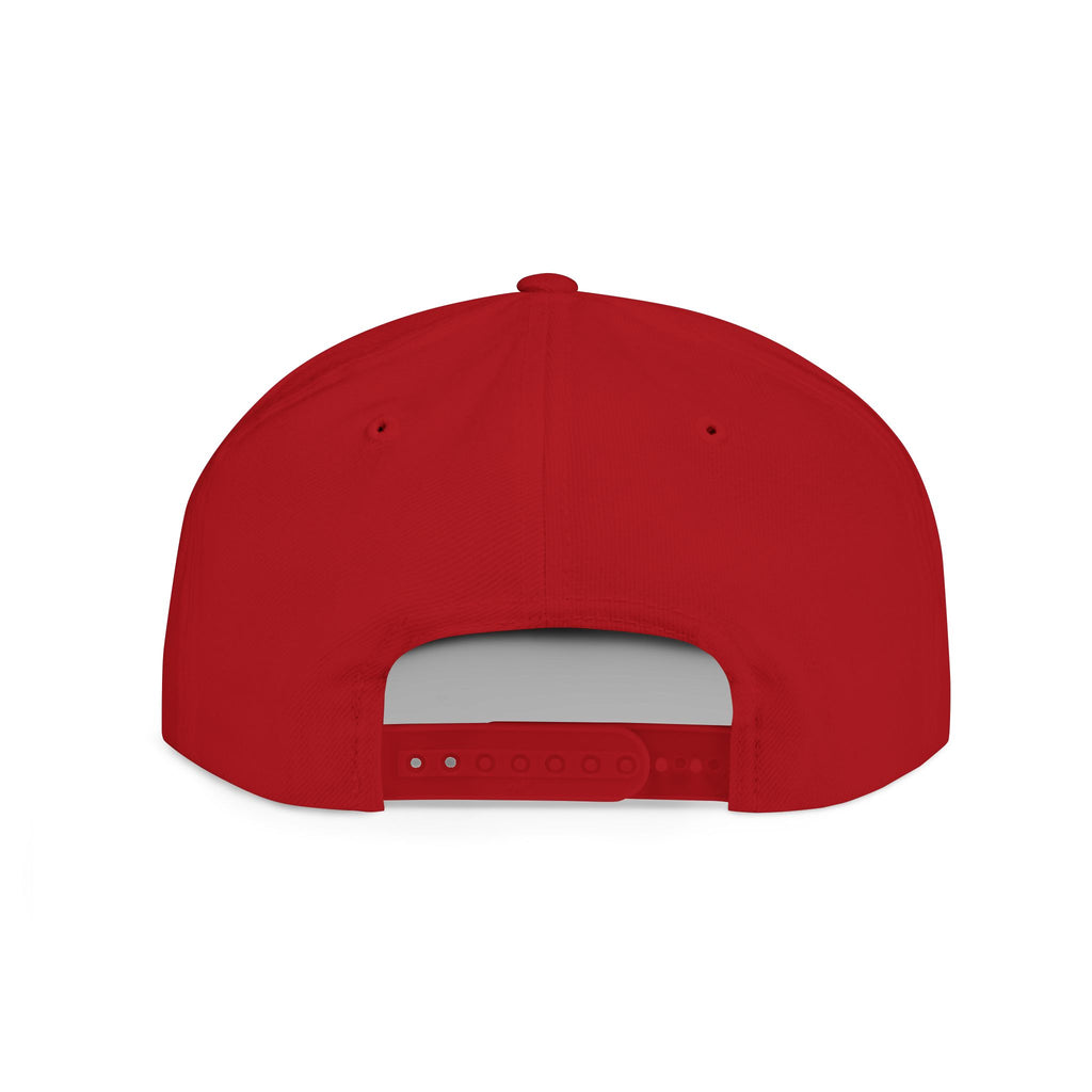 Copy of Wag On Snapback Hat — Embroidered Howling Dog Flat Bill Cap