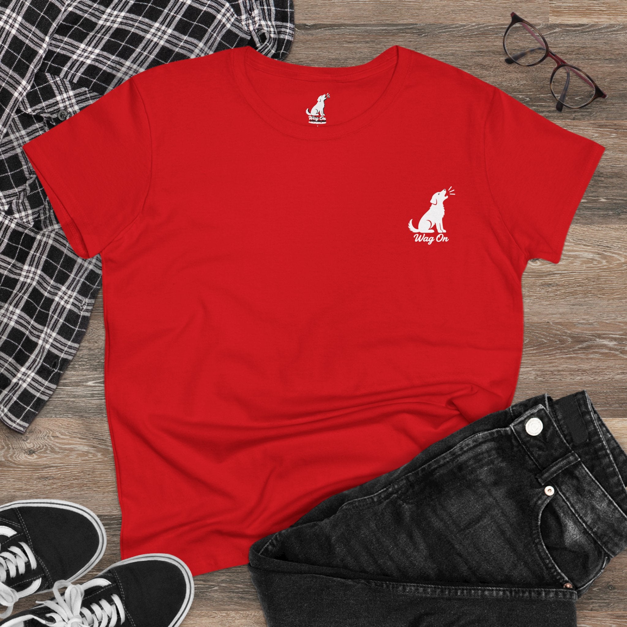 German Shorthair Pointer Dog Surfboard T-Shirt Wag On™ Dog Days of Summer