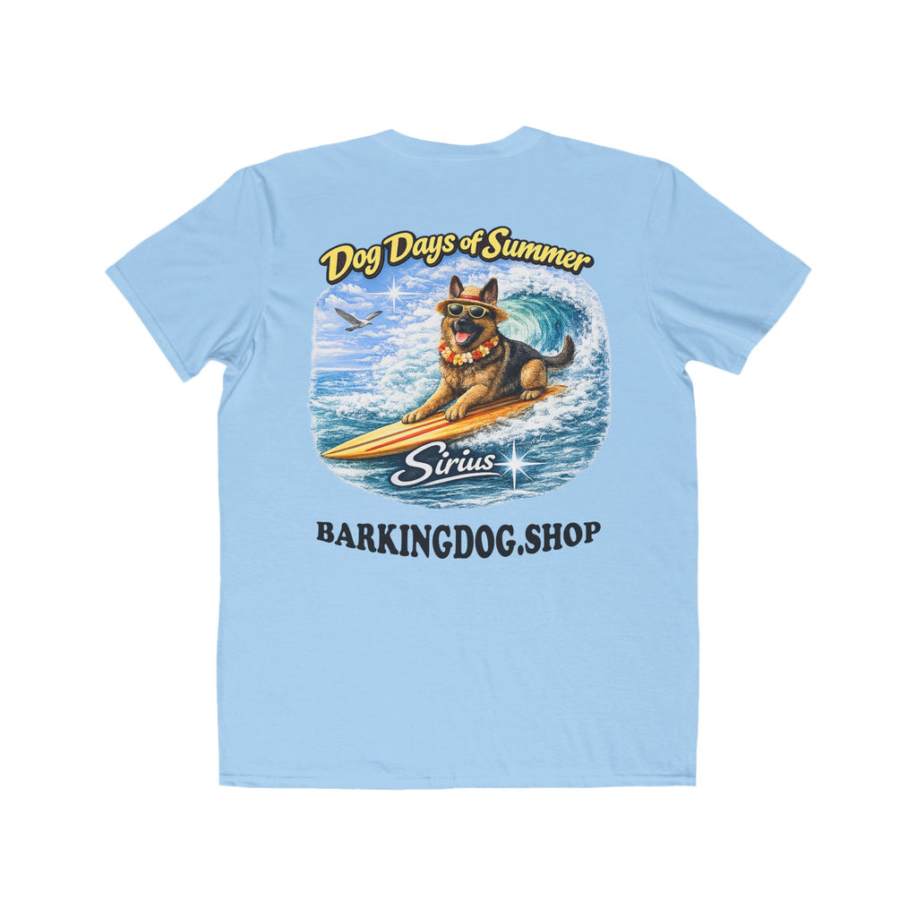 German Shepherd Surfboard T-Shirt Wag On™ Dog Days of Summer