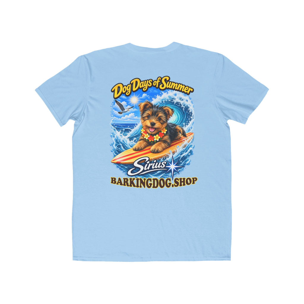 Yorkshire Terrier Surfboard T Shirt Dog Days Of Summer Beach Dog Lover Graphic Tee Wag On BarkingDog Shop