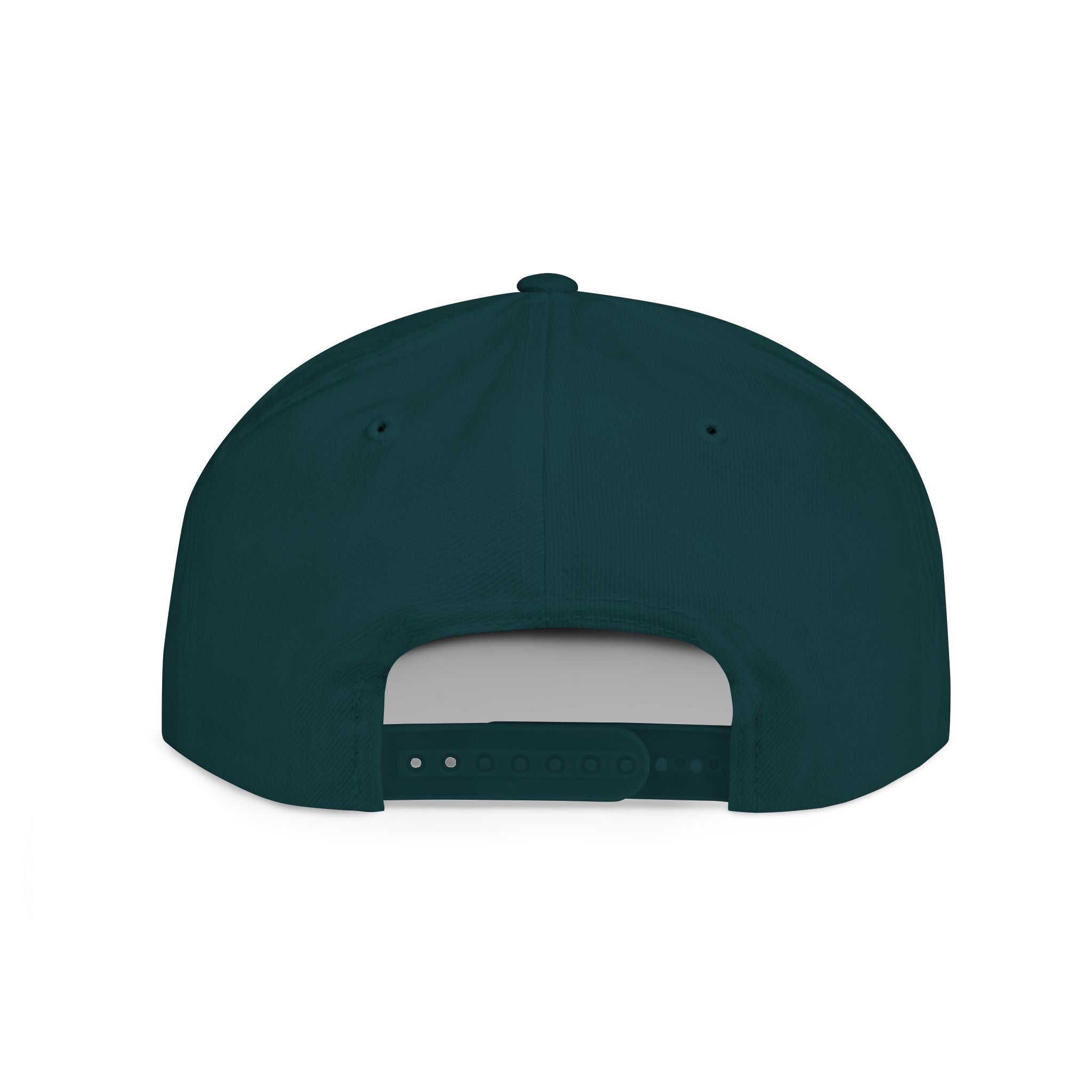 Copy of Wag On Snapback Hat — Embroidered Howling Dog Flat Bill Cap