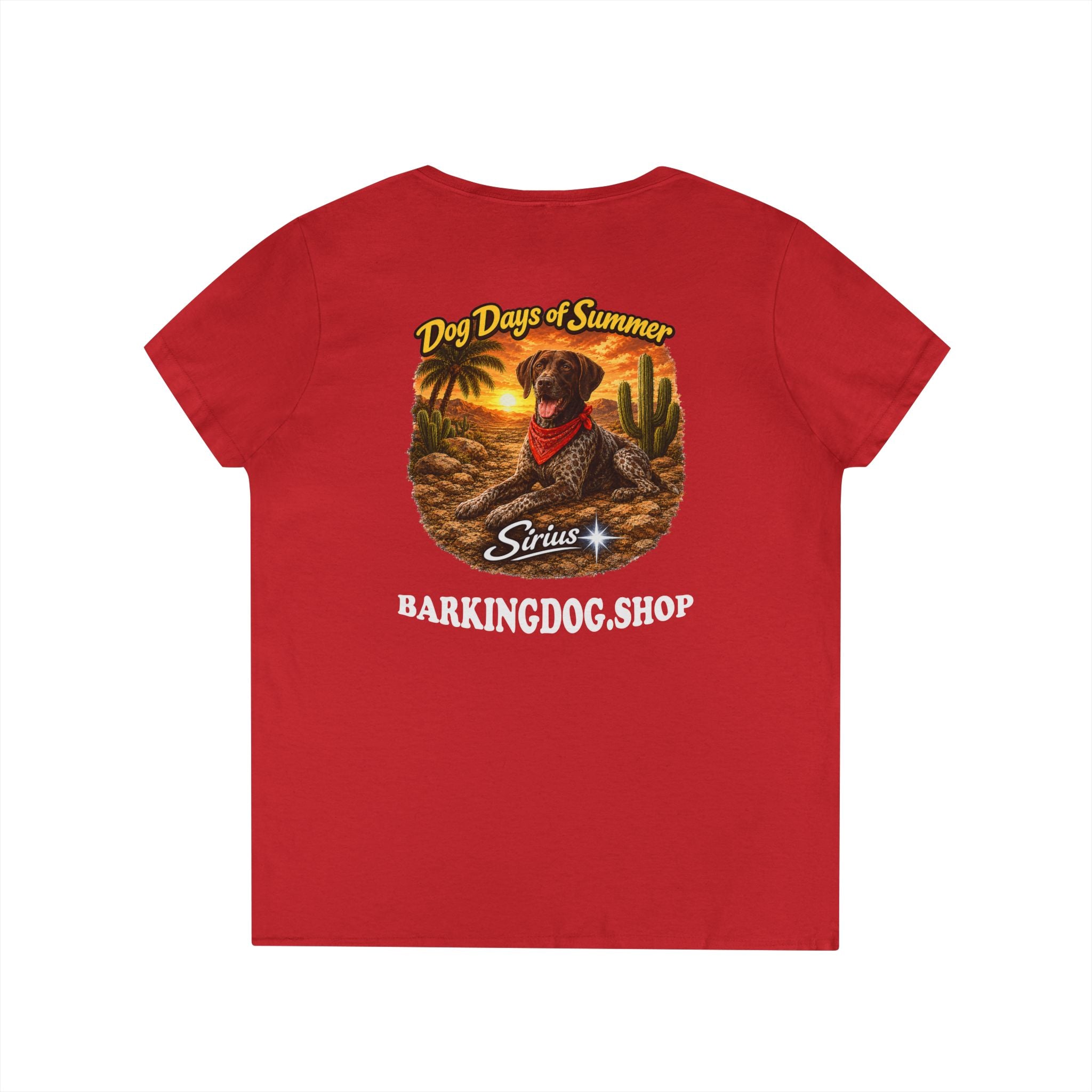 German Shorthair Pointer Cactus T-Shirt Wag On™ Dog Days of Summer