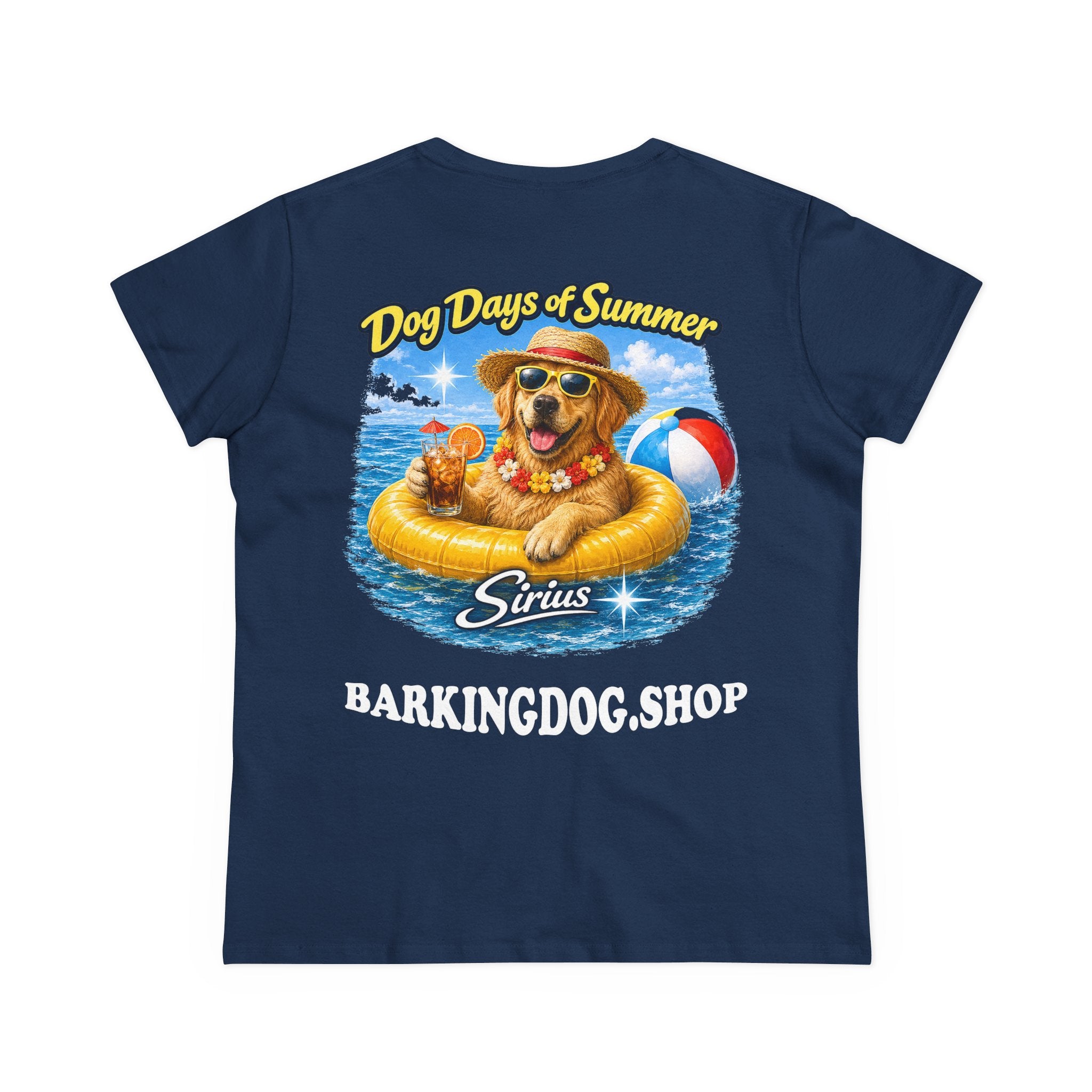 Golden Retriever Inner Tube T-Shirt Wag On™ Dog Days of Summer