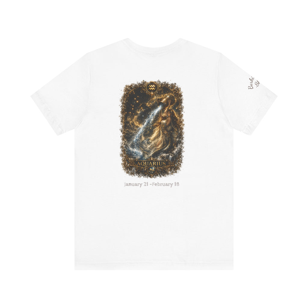 Aquarius Zodiac Tee — Constellation Water Bearer Graphic T-Shirt