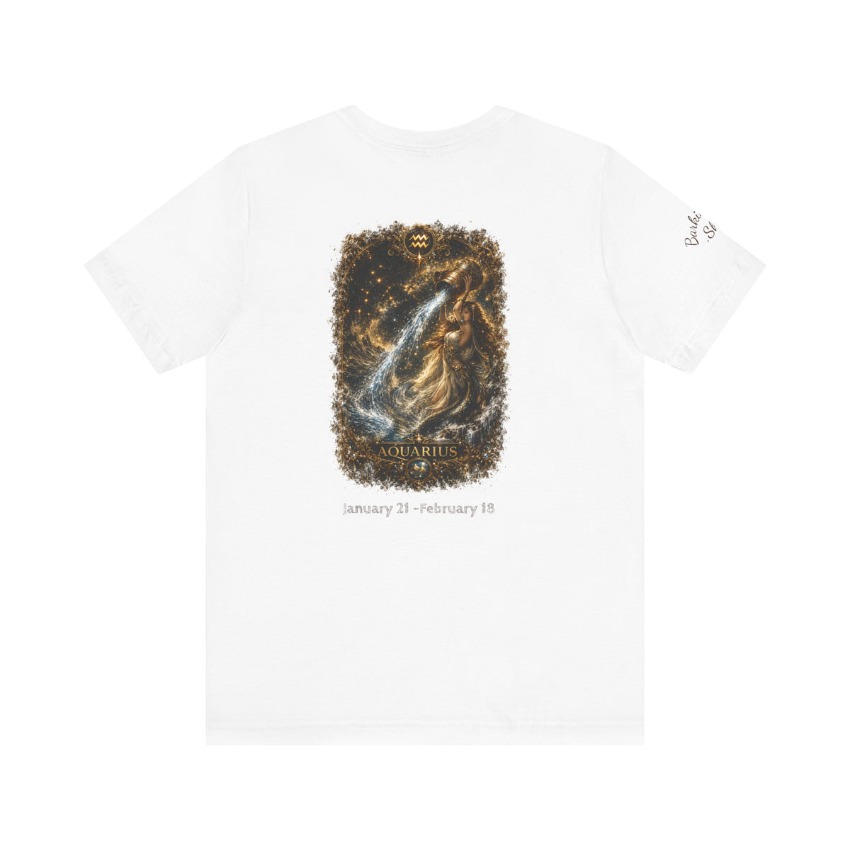 Aquarius Zodiac Tee — Constellation Water Bearer Graphic T-Shirt
