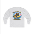 Black Cocker Spaniel Dog Days of Summer Inner Tube Long Sleeve T Shirt Beach Collection Floating Dog Graphic Tee Wag On BarkingDog Shop