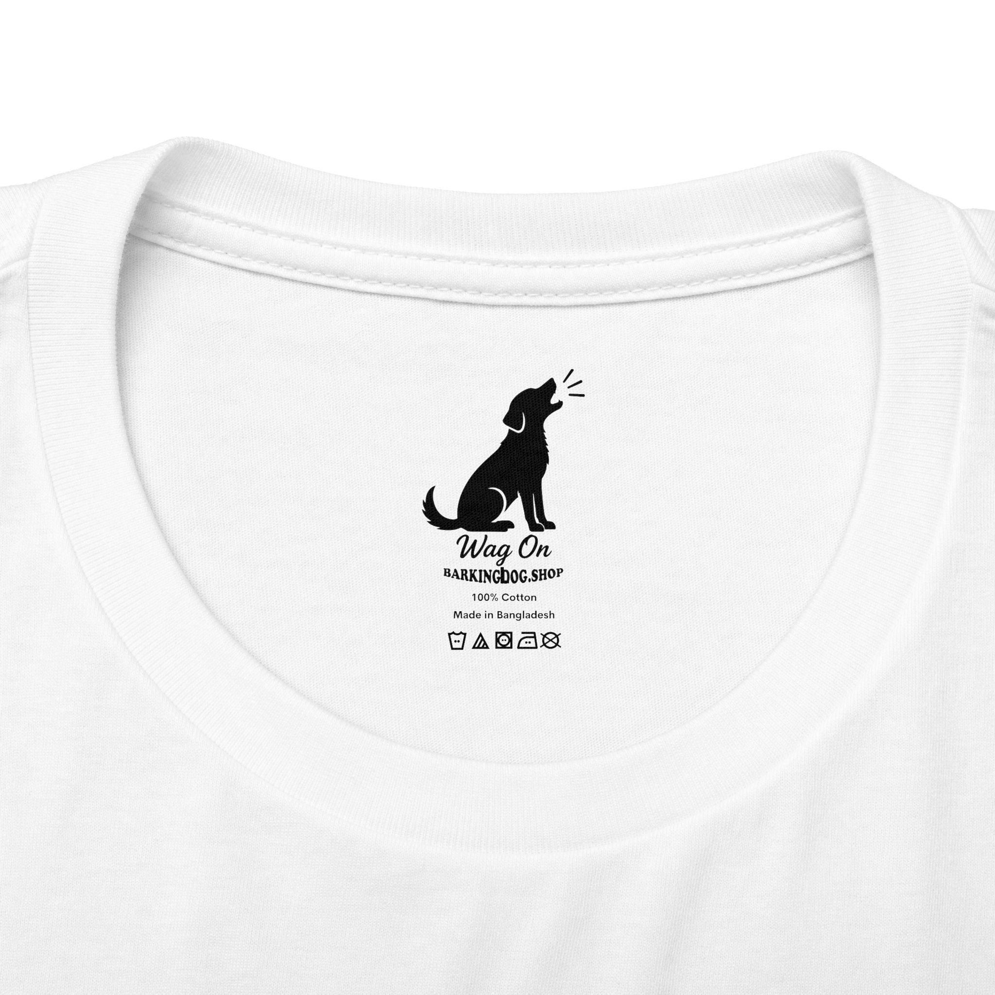 Black Bernedoodle T Shirt Stay Salty Beach Dog Lover Graphic Tee Wag On BarkingDog Shop