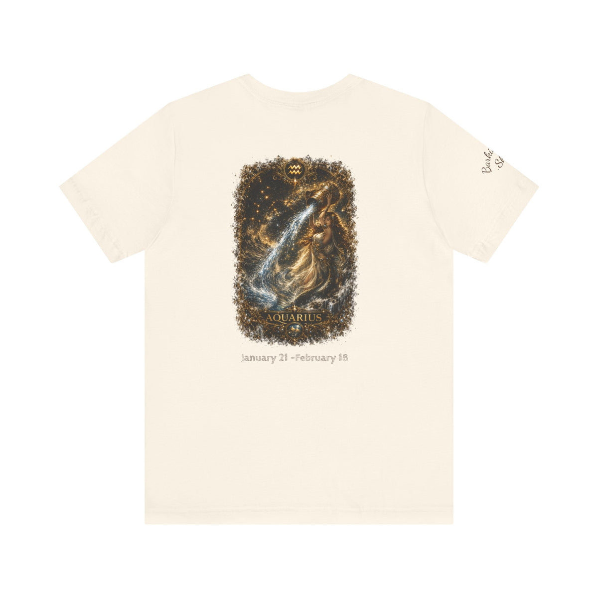 Aquarius Zodiac Tee — Constellation Water Bearer Graphic T-Shirt
