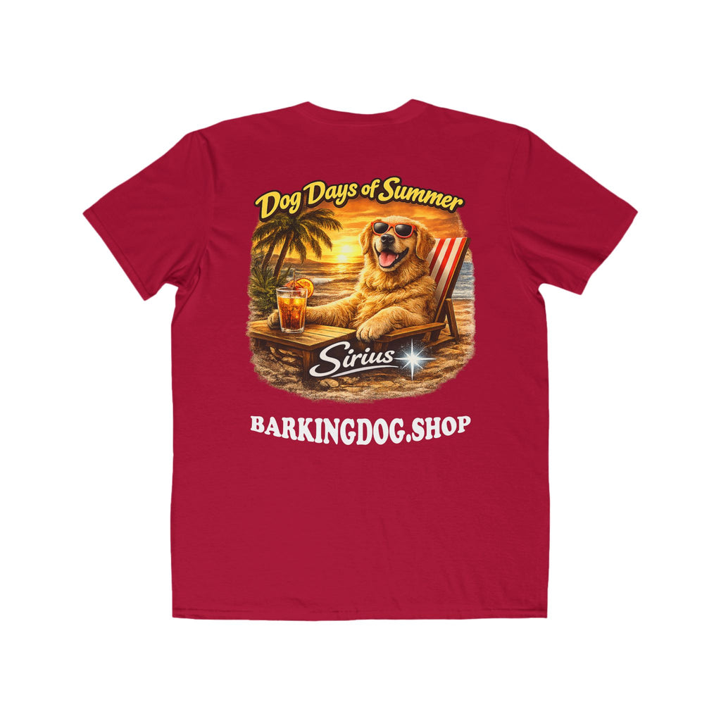 Golden Retriever Beach Chair T-Shirt Wag On™ Dog Days of Summer