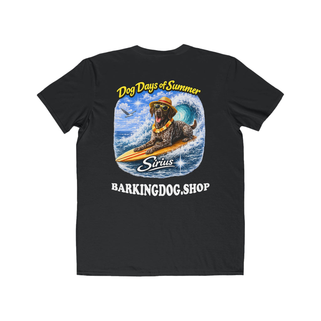 German Shorthair Pointer Surfboard T-Shirt Wag On™ Dog Days of Summer