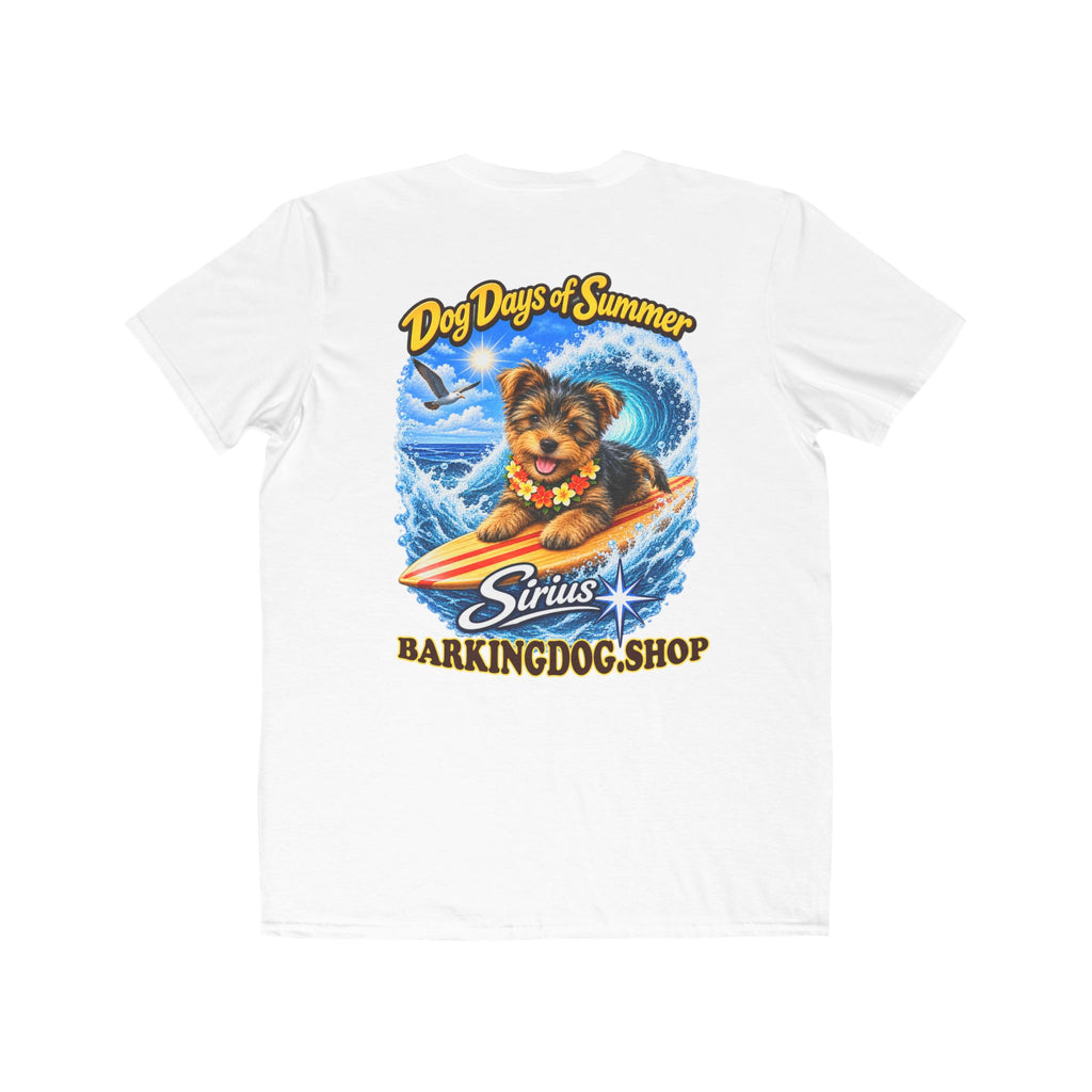 Yorkshire Terrier Surfboard T Shirt Dog Days Of Summer Beach Dog Lover Graphic Tee Wag On BarkingDog Shop