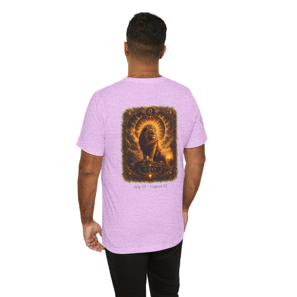 Leo Zodiac T Shirt Horoscope Collection Lion Graphic Tee Wag On BarkingDog Shop