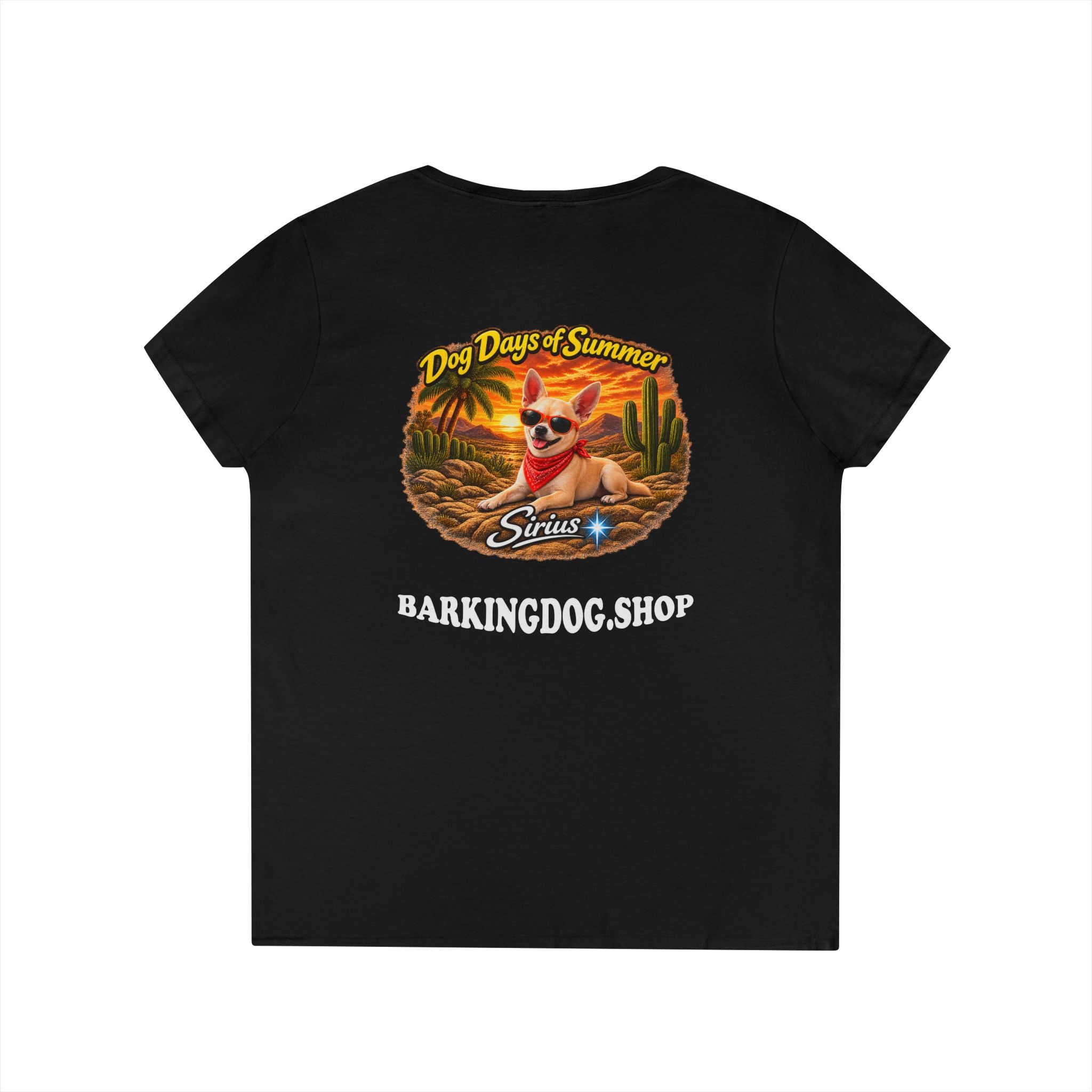 Chihuahua Cactus T Shirt Dog Days Of Summer Beach Dog Lover Graphic Tee Wag On BarkingDog Shop