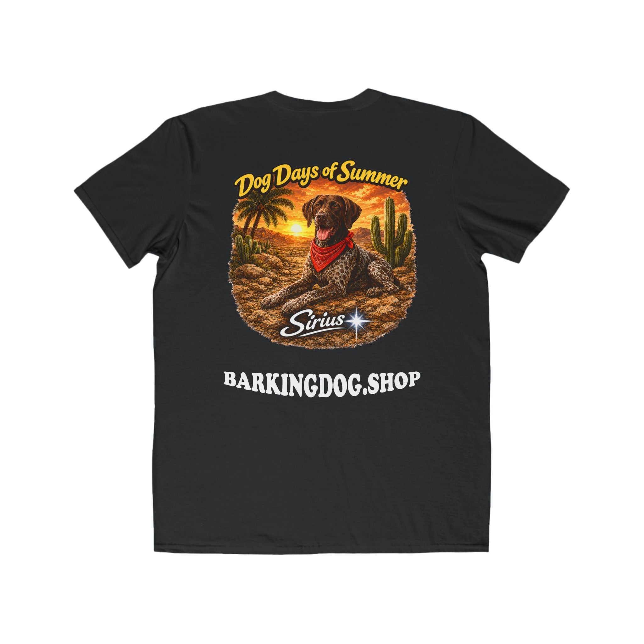 German Shorthair Pointer Cactus T-Shirt Wag On™ Dog Days of Summer