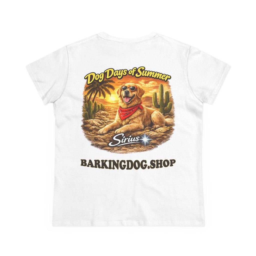 Golden Retriever Dog Cactus T-Shirt Wag On™ Dog Days of Summer