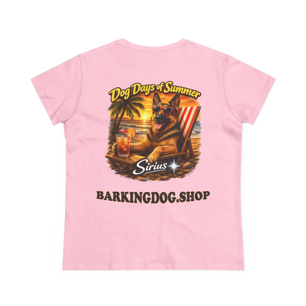 German Shepherd Dog Beach Chair T-Shirt Wag On™ Dog Days of Summer