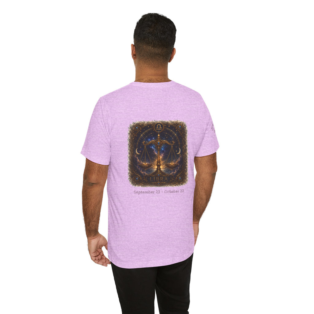 Libra Zodiac T-Shirt — Astrological Scales Graphic Tee
