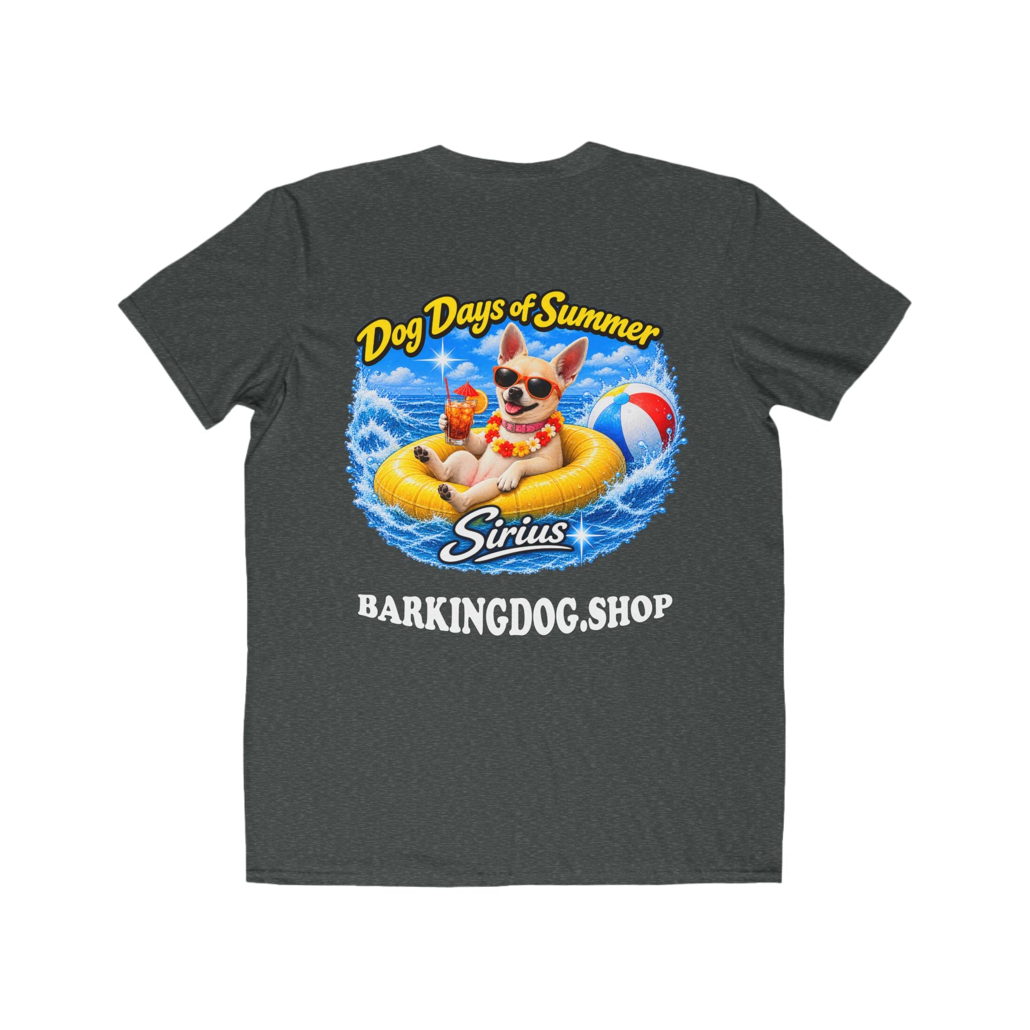 Chihuahua Inner Tube T Shirt Dog Days Of Summer Beach Dog Lover Graphic Tee Wag On BarkingDog Shop