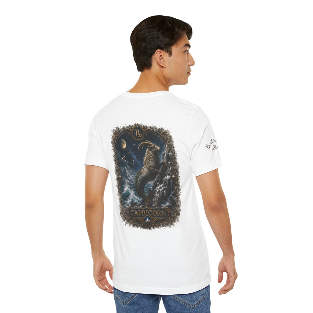 Capricorn Zodiac T-Shirt — Mythic Sea Goat Astrology Tee