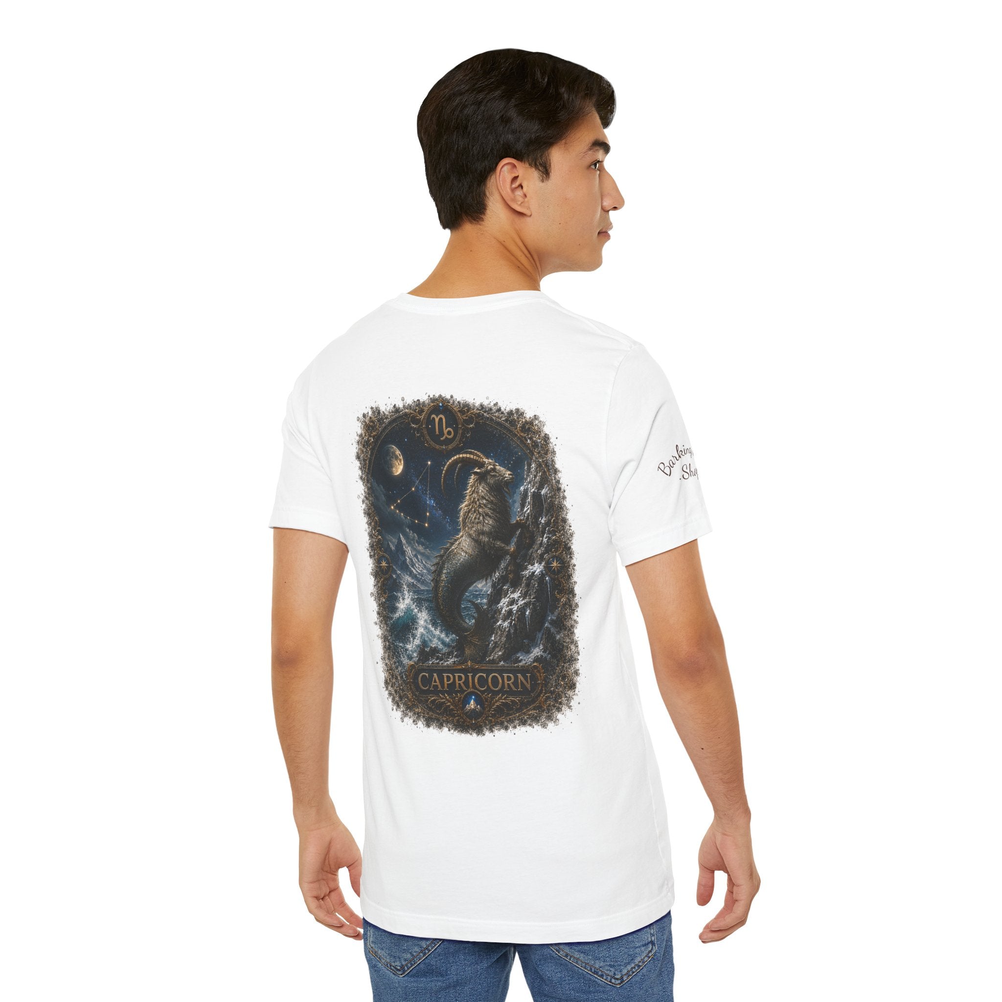 Capricorn Zodiac T-Shirt — Mythic Sea Goat Astrology Tee