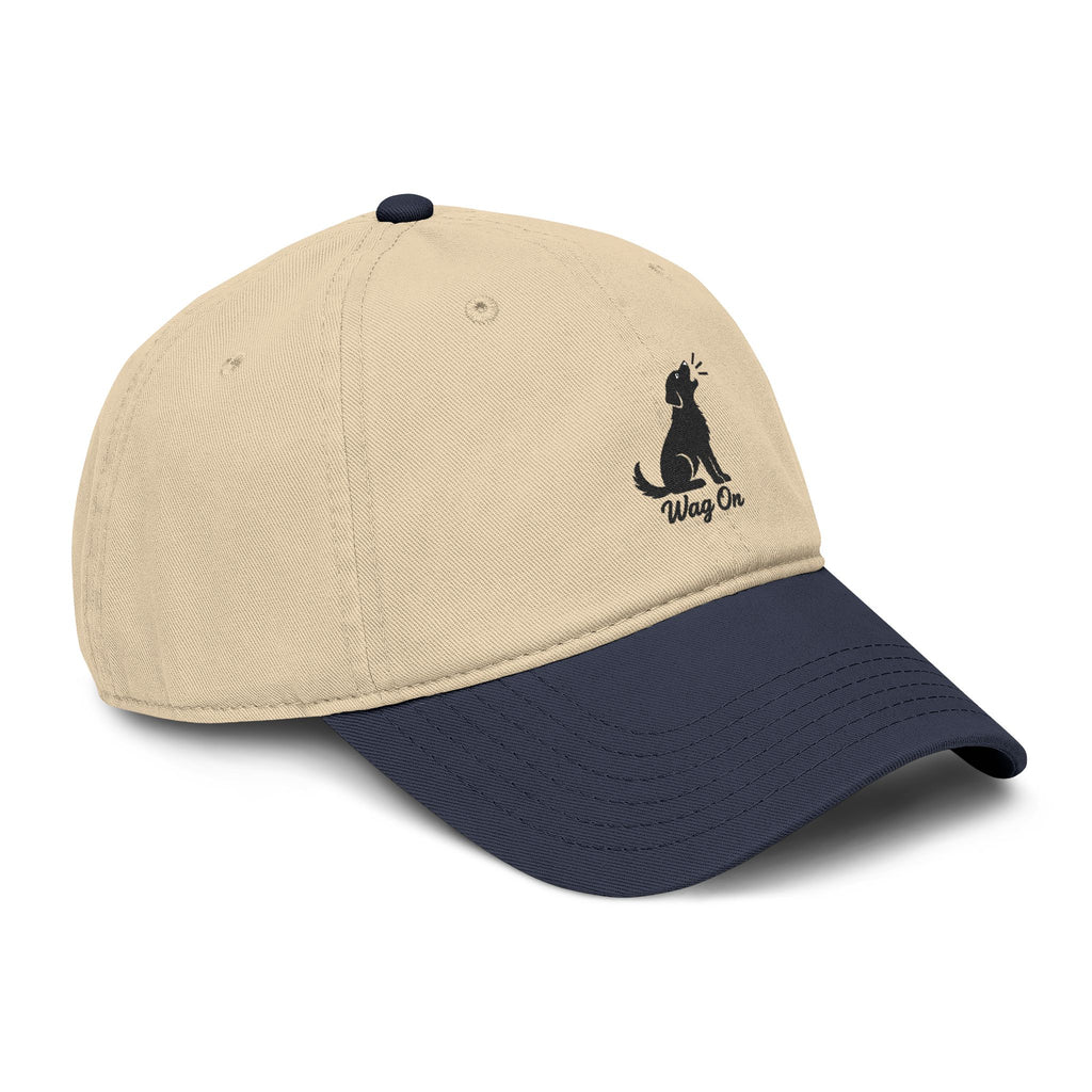 Wag On Embroidered Dog Baseball Cap — Casual Pet Lover Hat