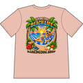 Golden Retriever Beach Life Canine T Shirt Beach Collection Living the Beach Life Tropical Graphic Tee Wag On BarkingDog Shop