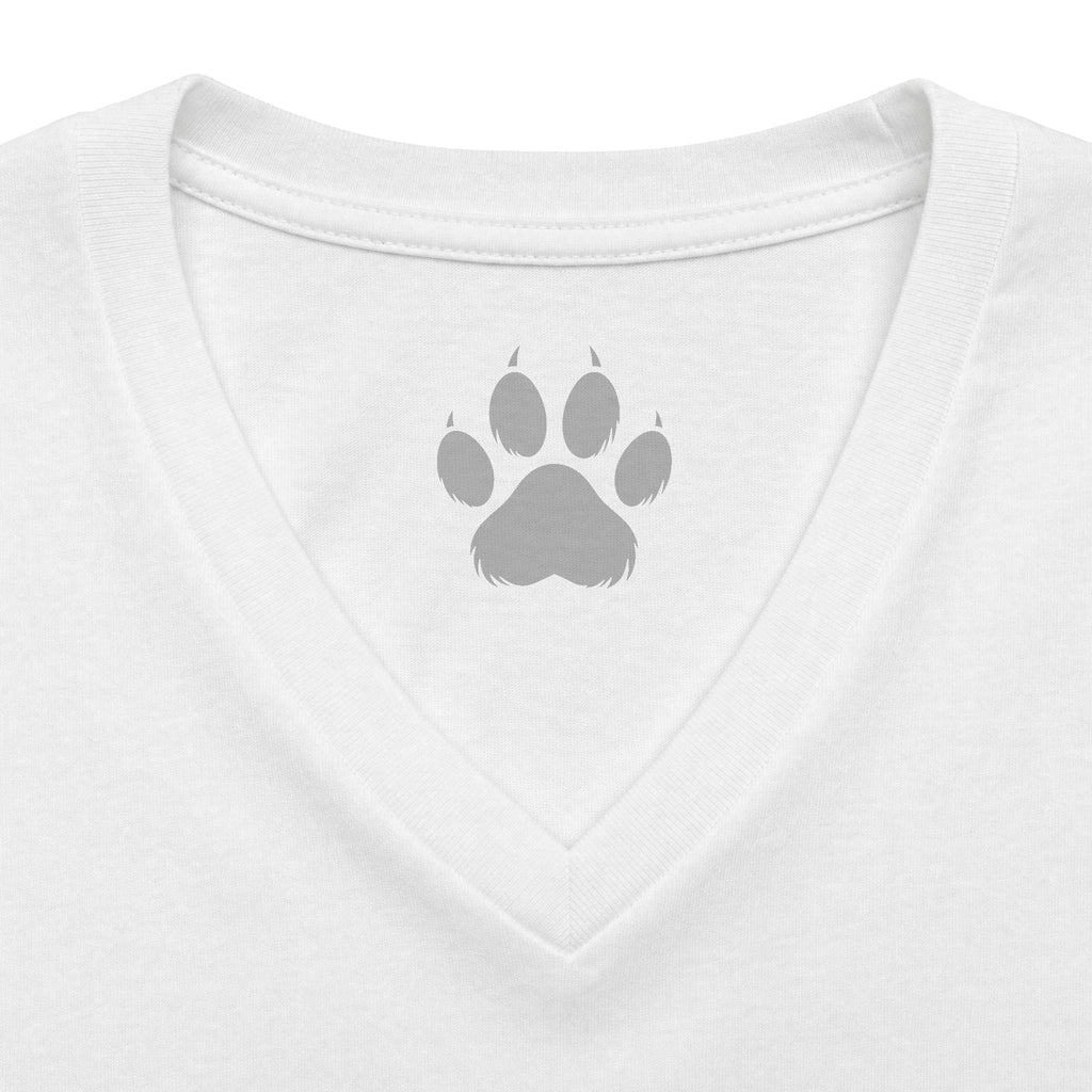 German Shepherd Poker Womens V Neck T Shirt Casino Collection Funny Casino Dog Graphic Tee Wag On BarkingDog Shop