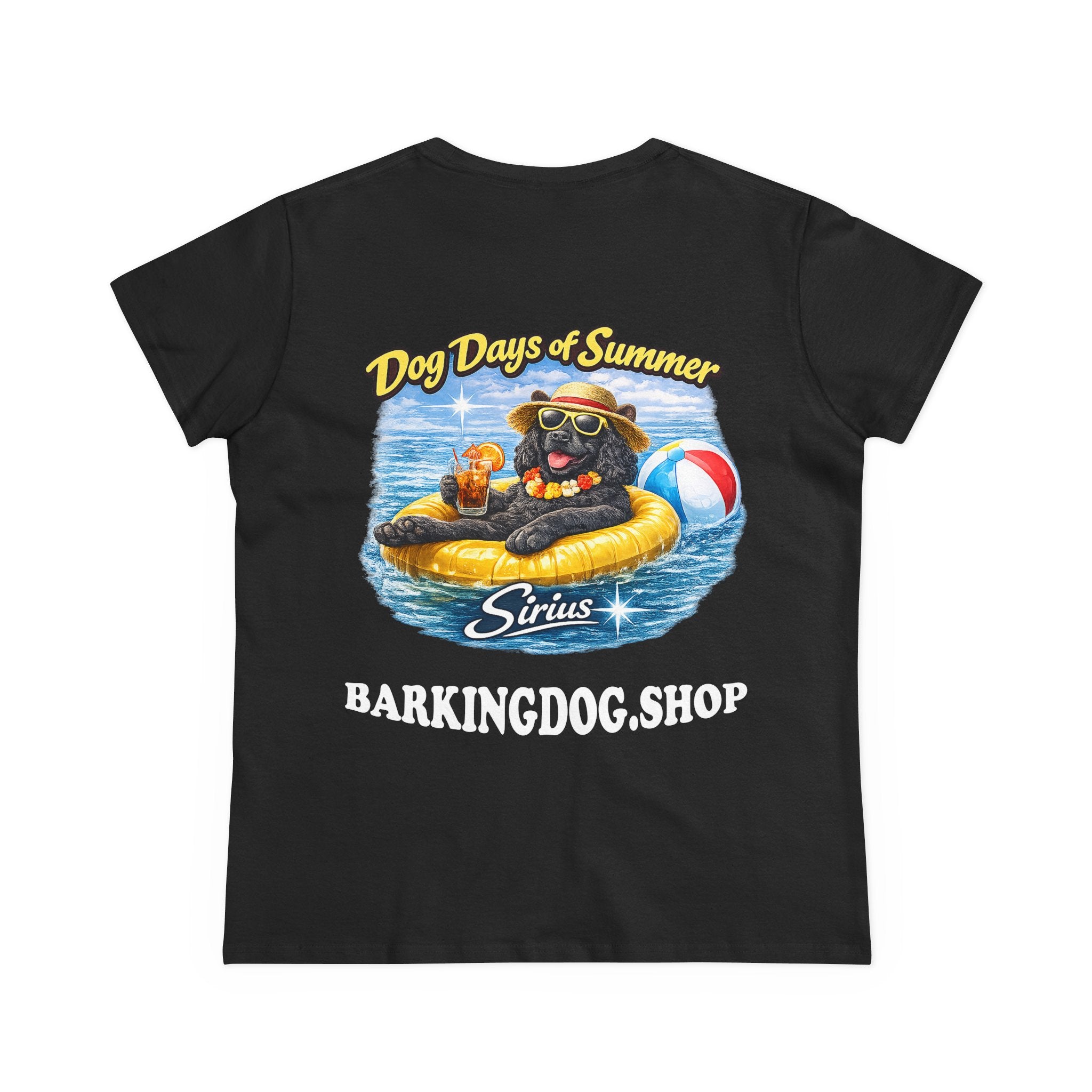 Cocker Spaniel Dog Inner Tube T-Shirt Wag On™ Dog Days of Summer