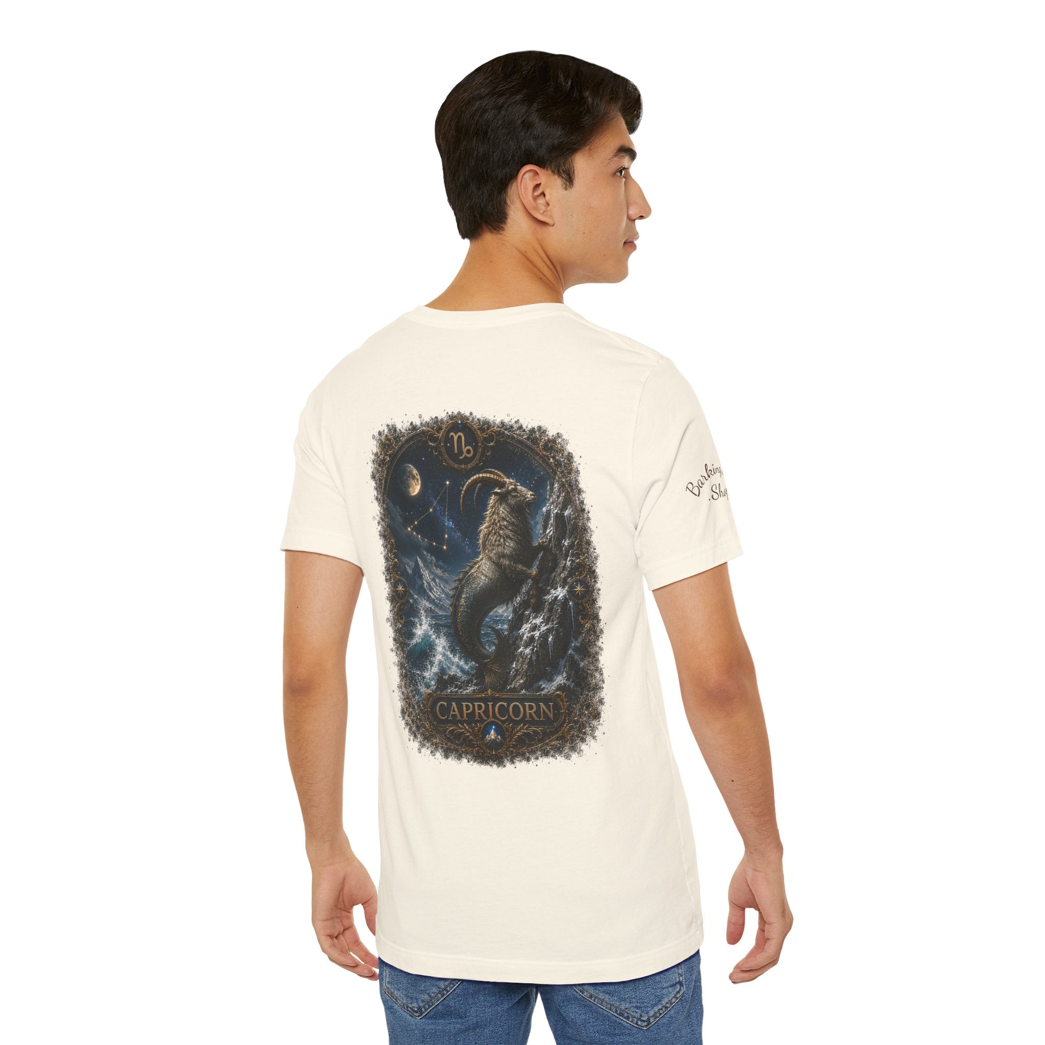 Capricorn Zodiac T-Shirt — Mythic Sea Goat Astrology Tee