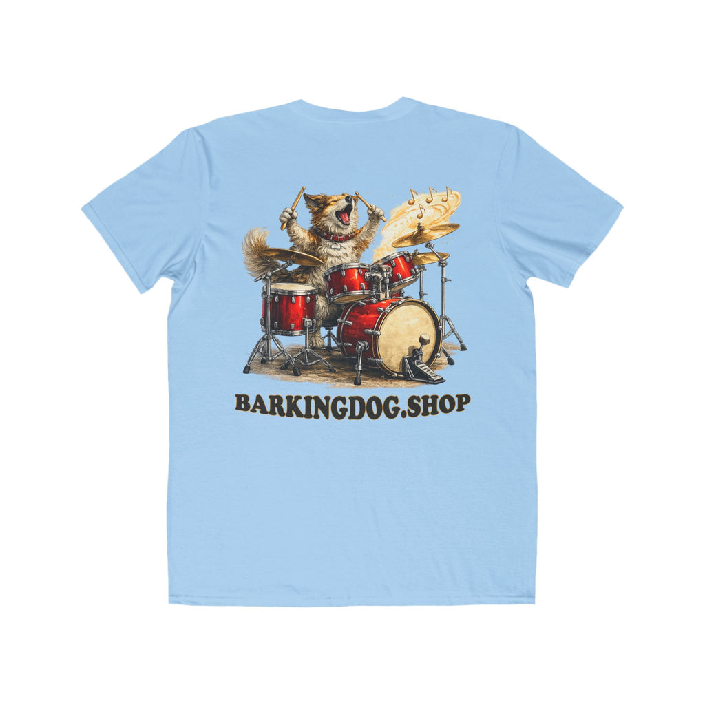 Drummer Dog T Shirt Music Collection Funny Dog Drummer Music Graphic Tee Wag On BarkingDog Shop