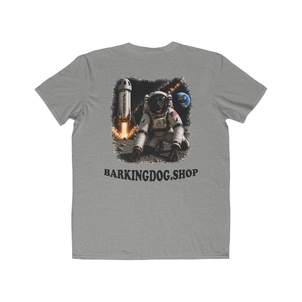 Astronaut Dog Tee — Space Travel Men's T-Shirt
